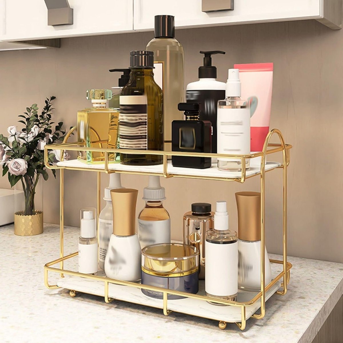 Étagère de Rangement - AquaShelfOrganizer™ - Blanc - Ton Confort Maison