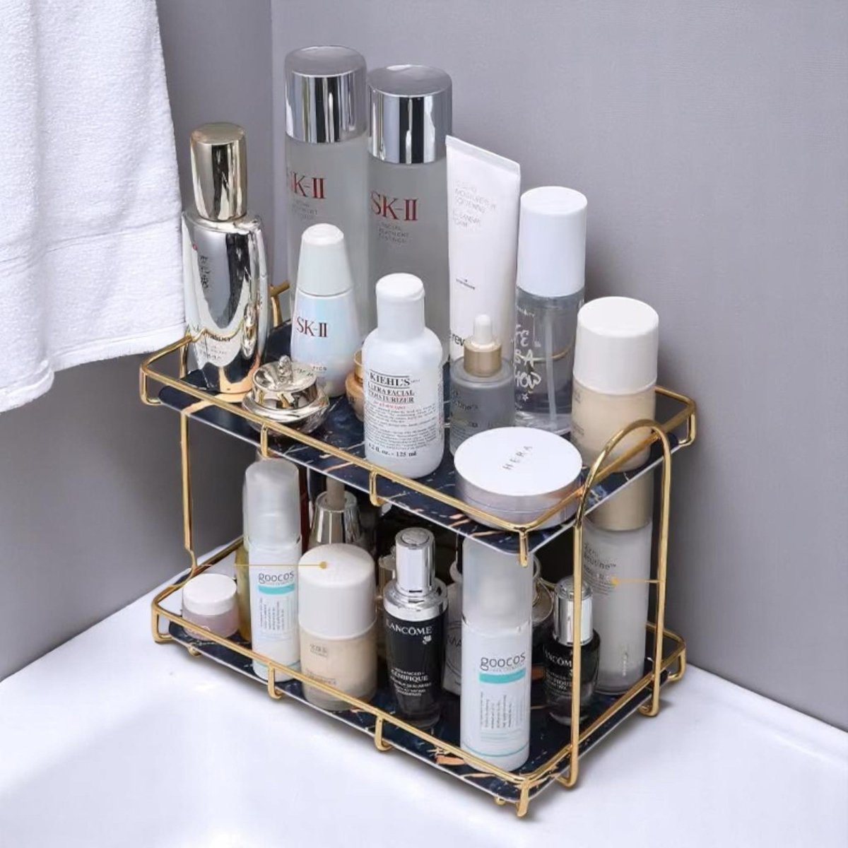 Étagère de Rangement - AquaShelfOrganizer™ - Bleu - Ton Confort Maison