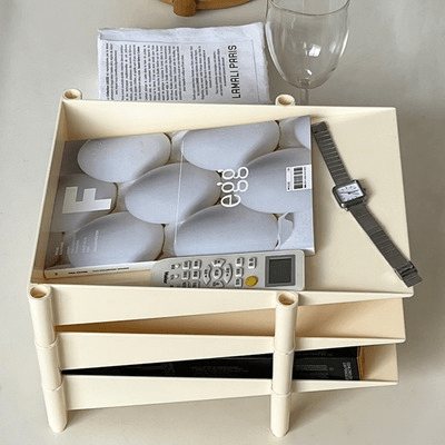 Étagère pour Bureau - OfficeRack™ - Beige - Ton Confort Maison