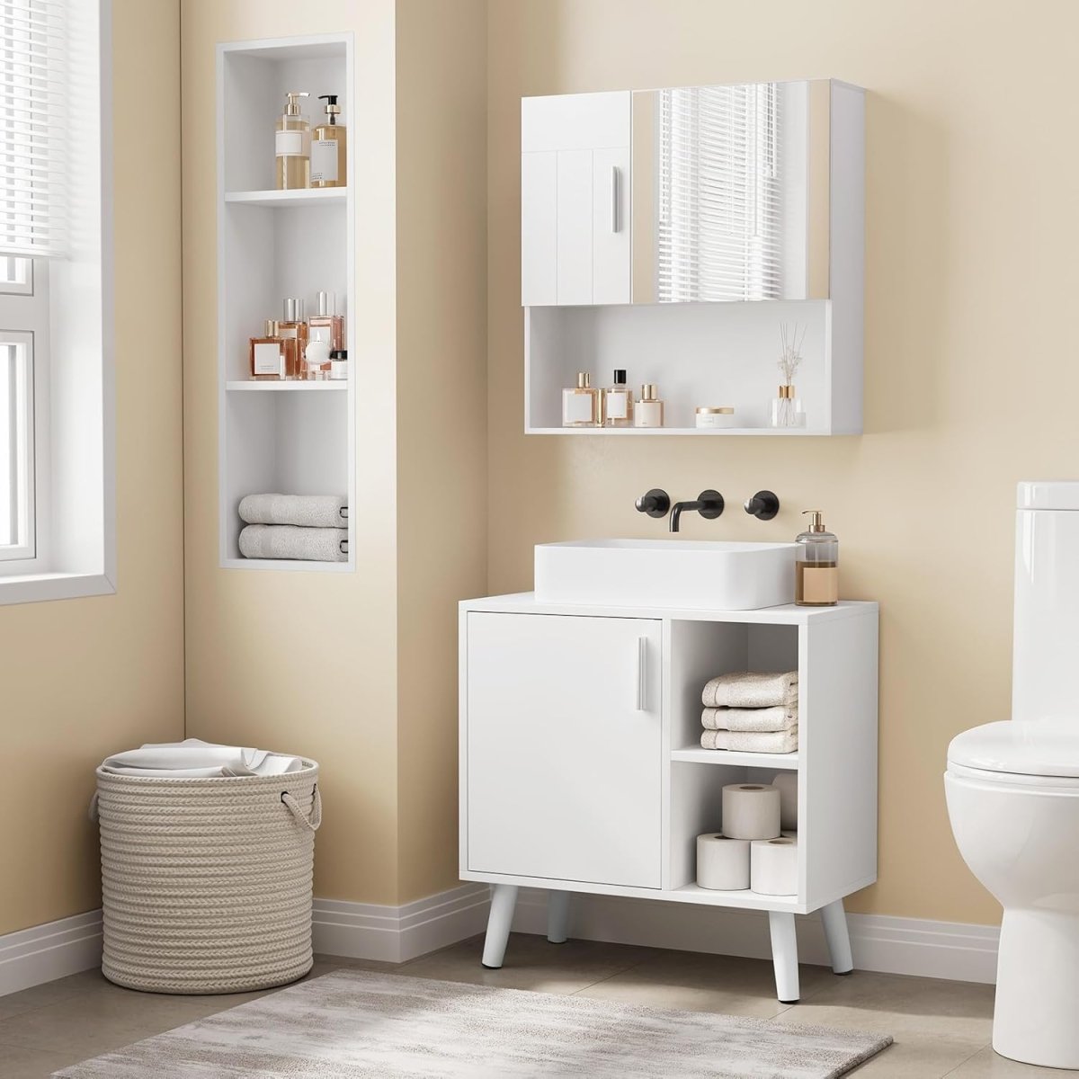 Rangement Sous Évier - UnderSinkCabinet™ - Blanc - Ton Confort Maison